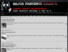 Tablet Screenshot of majorpandemic.com
